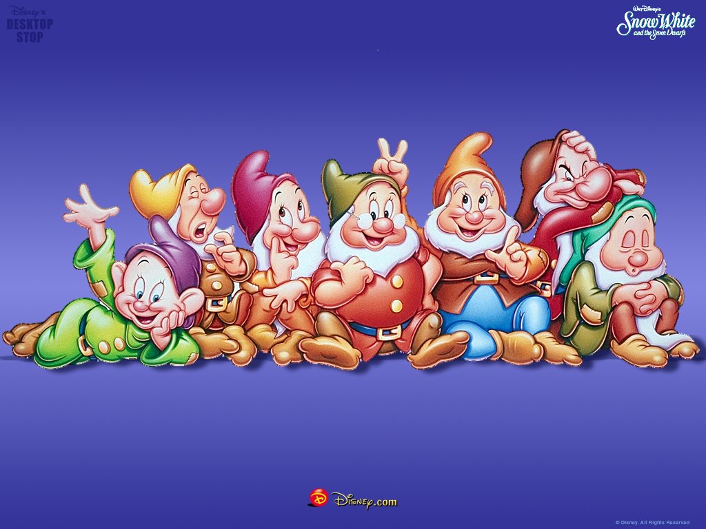 Wallpapers Cartoons Snow White and the Seven Dwarfs les 7 nains