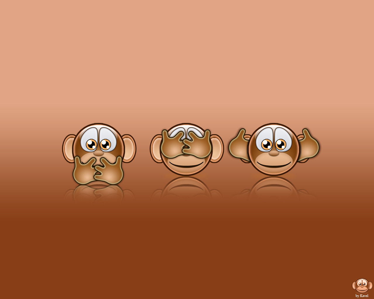 Wallpapers Digital Art Abstract Monkeys