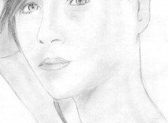 Wallpapers Art - Pencil femme