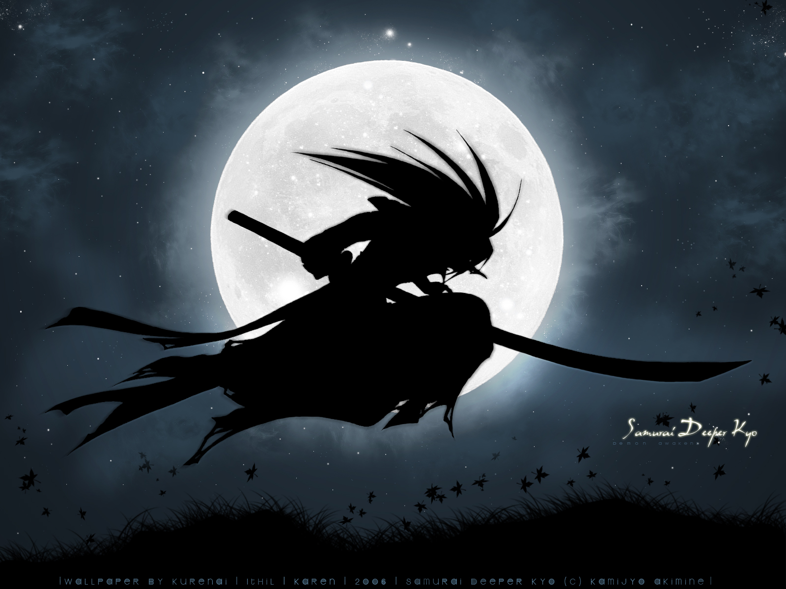 Wallpapers Manga Samurai Deeper Kyo Kyo - Demon Awakens