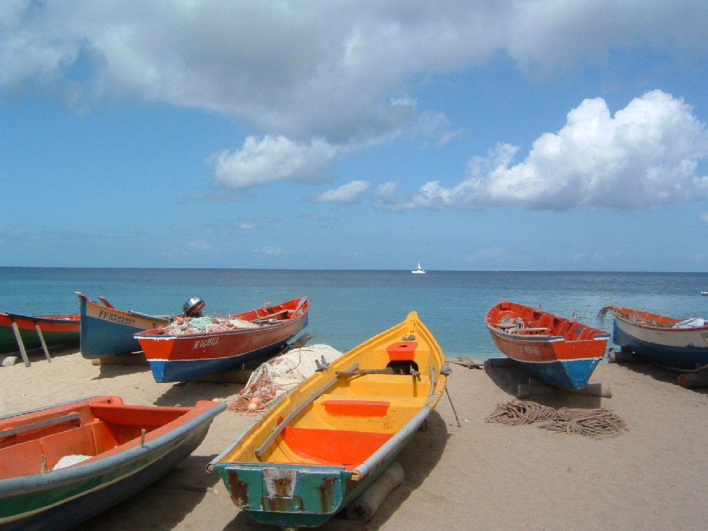 Wallpapers Boats Fishing Boats Bateau de pche en Martinique