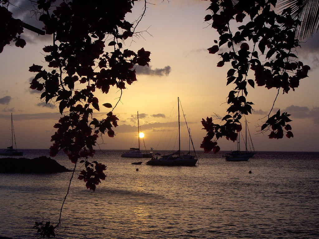 Wallpapers Nature Sunsets and sunrises Les trois ilets en Martinique