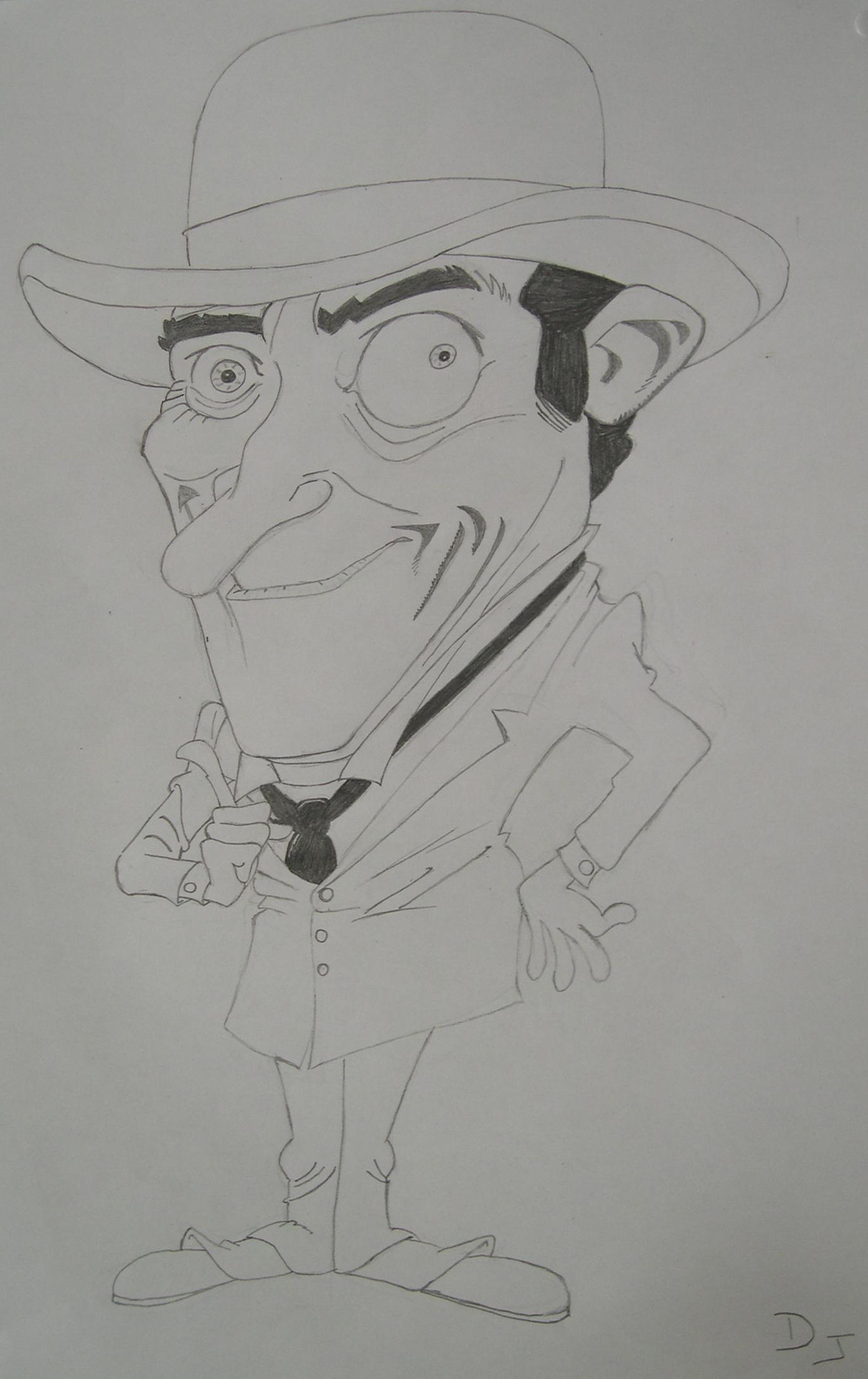 Fonds d'cran Art - Crayon Caricatures Marty Feldman