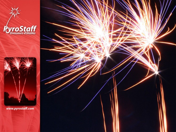 Fonds d'cran Hommes - Evnements Feux d'Artifice Pyrostaff