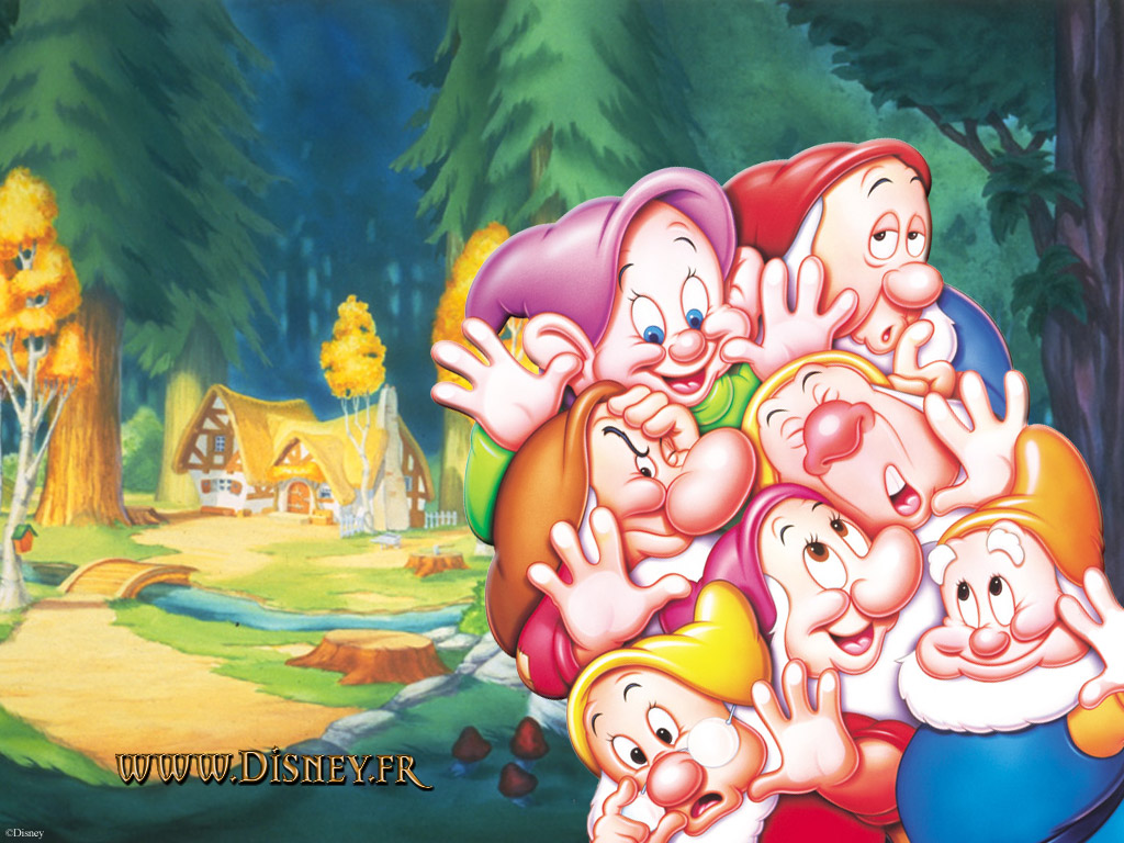 Wallpapers Cartoons Snow White and the Seven Dwarfs les sept nains