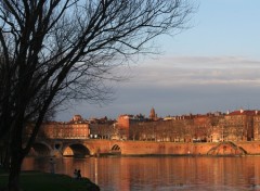 Fonds d'cran Voyages : Europe Toulouse - Les berges de la Garonne