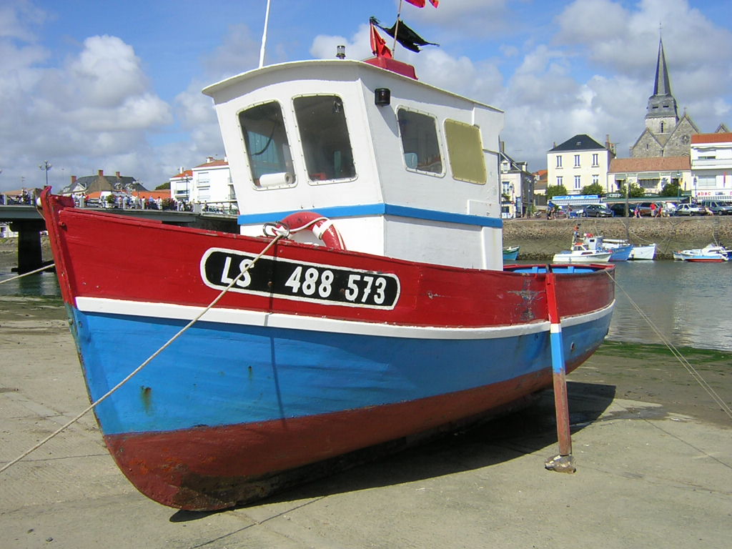 Wallpapers Boats Fishing Boats les Sables d'Olonne