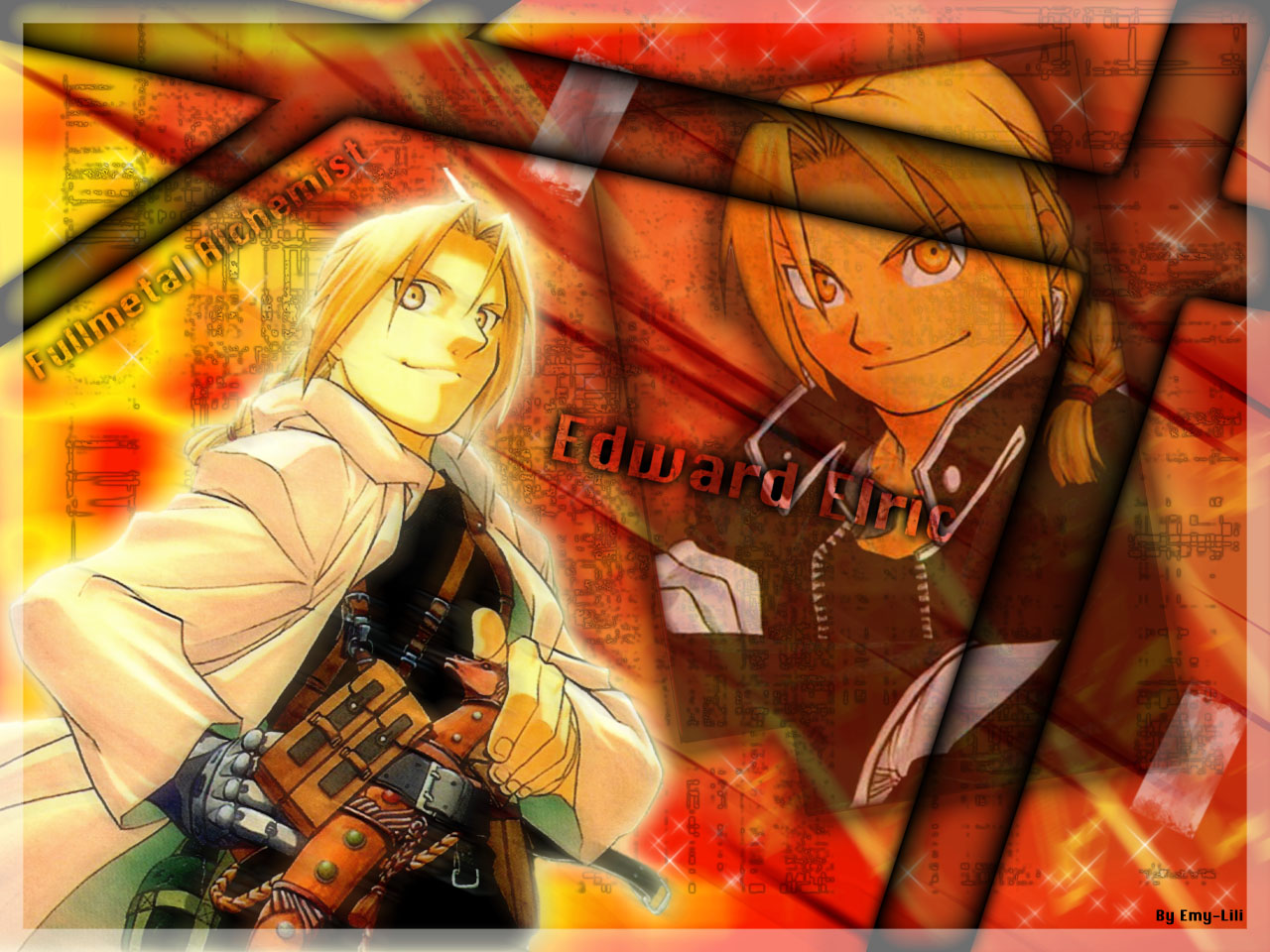 Fonds d'cran Manga Full Metal Alchemist Fullmetal Alchemist - Edward Elric