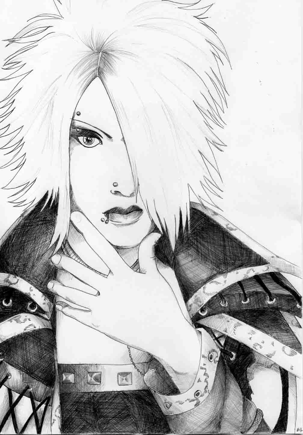 Wallpapers Art - Pencil Portraits Iori du groupe Phantasmagoria