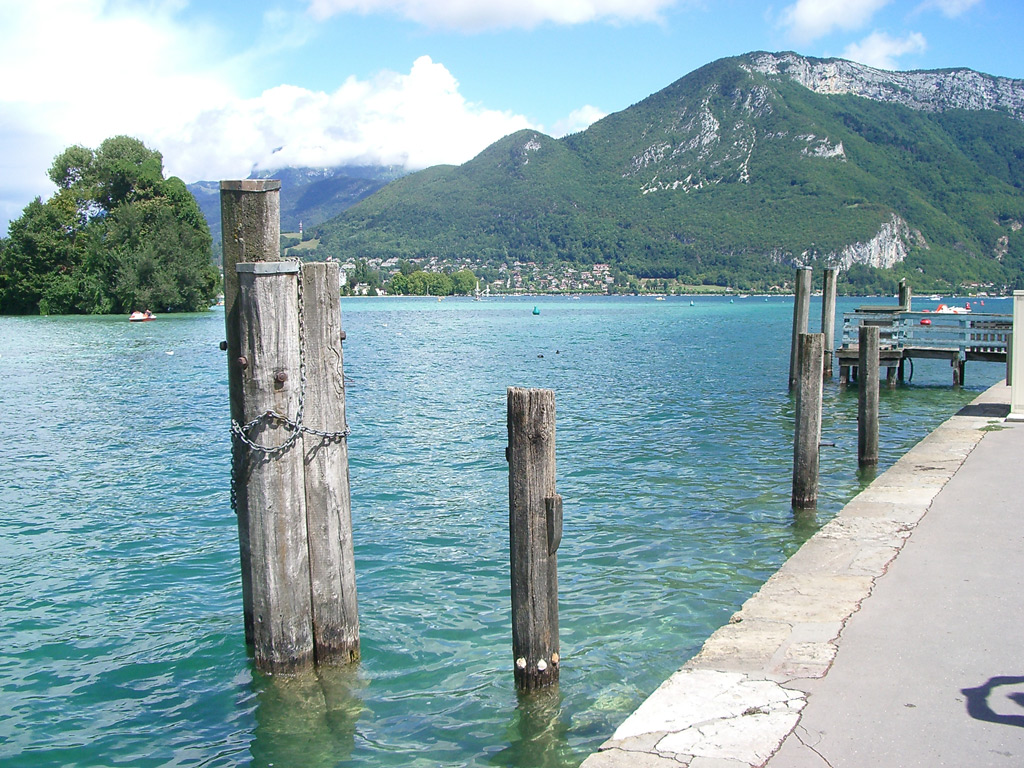 Wallpapers Nature Sunsets and sunrises sur les rives du lac d'Annecy