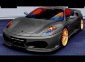 Wallpapers Cars Ferrari noir tuning