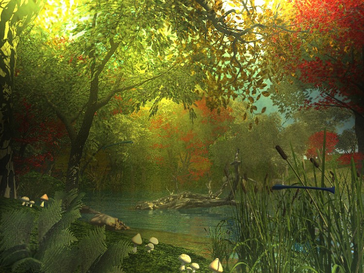 Wallpapers Digital Art 3D - Vue En fort