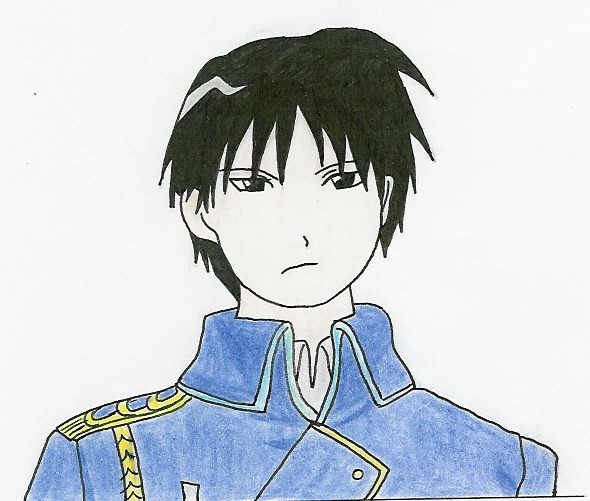 Wallpapers Art - Pencil Manga - Fullmetal Alchemist Roy Mustang