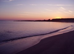 Fonds d'cran Nature Plage au crpuscule