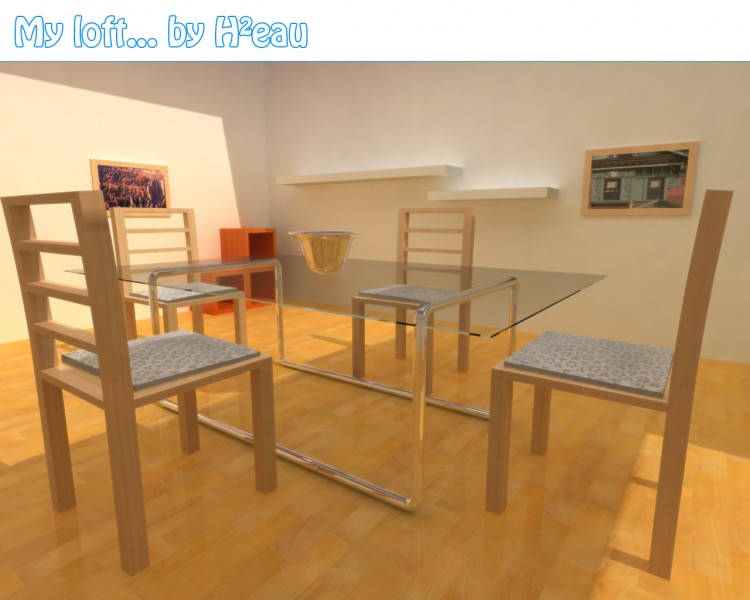 Fonds d'cran Art - Numrique 3D - Studio Max My loft