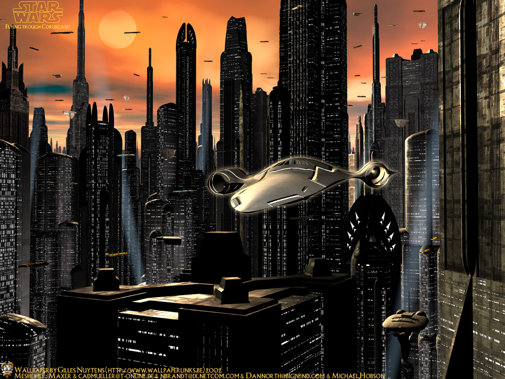 Wallpapers Fantasy and Science Fiction Futuristic Landscapes Flying trough Corustant