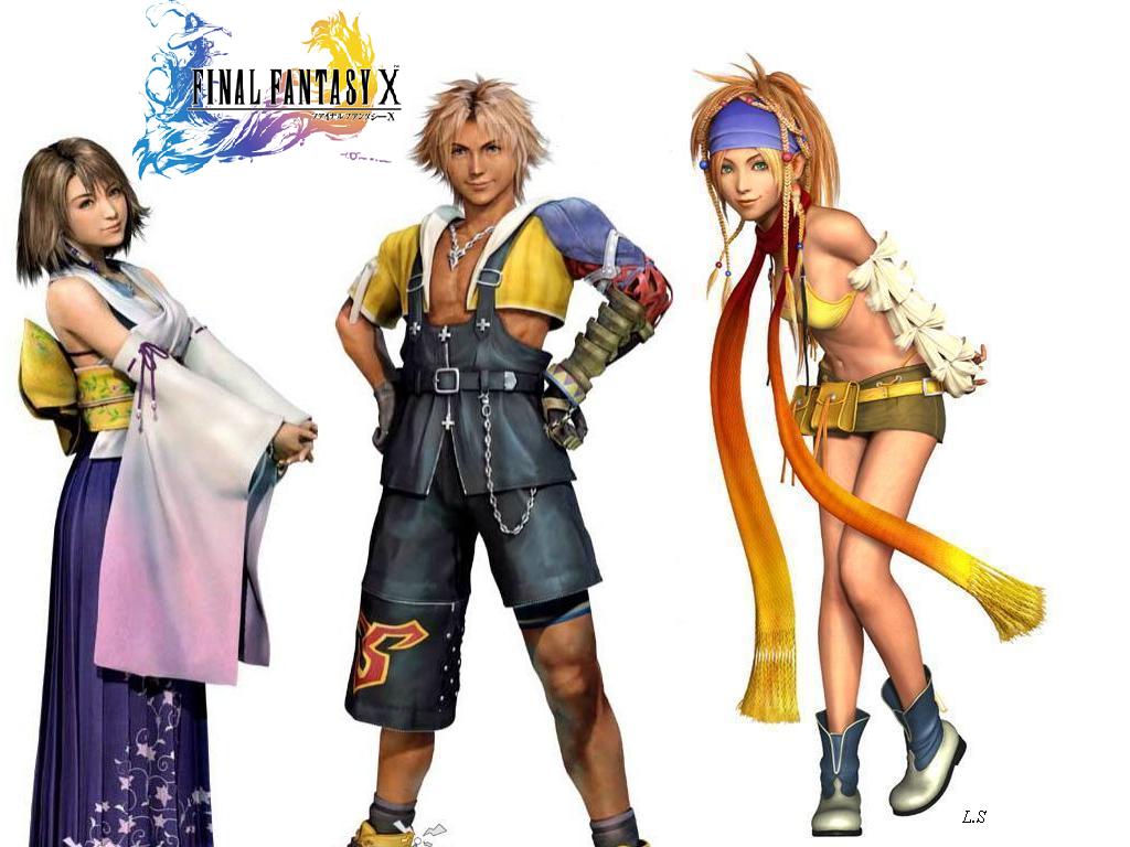 Fonds d'cran Jeux Vido Final Fantasy X una tidus et rikku