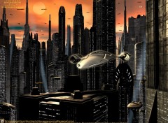 Wallpapers Fantasy and Science Fiction Flying trough Corustant