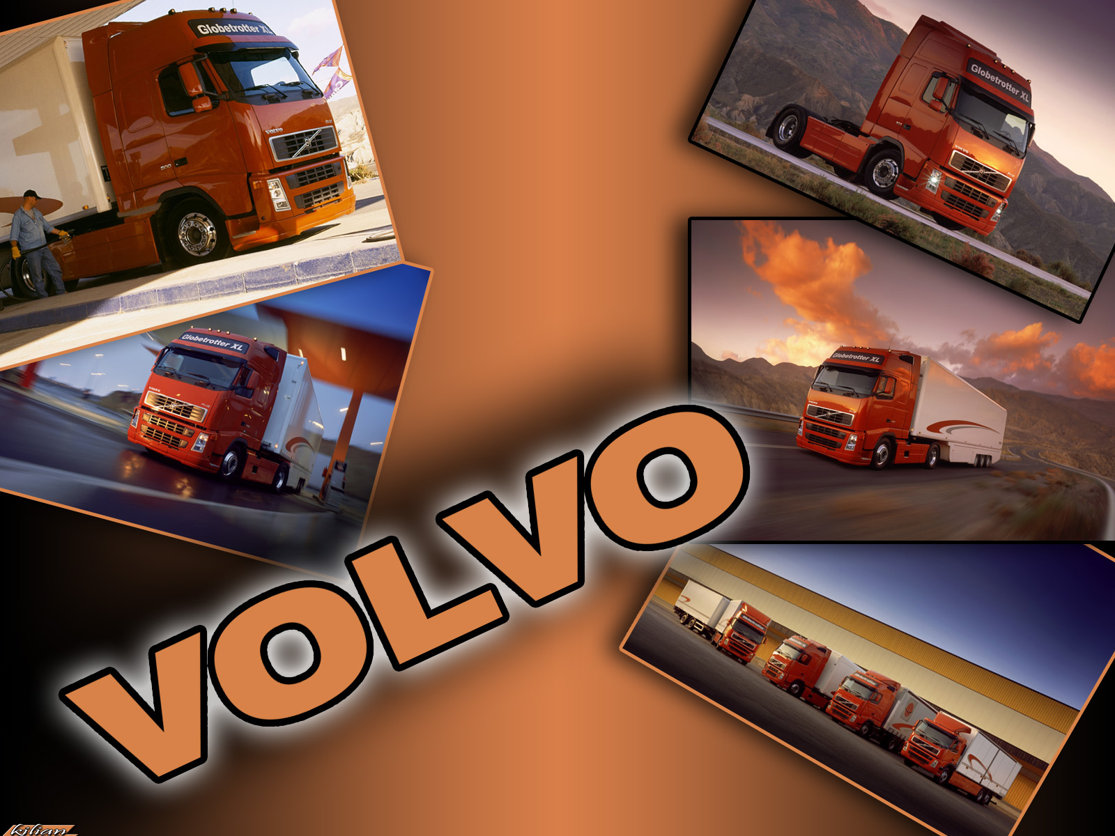 Wallpapers Various transports Trucks volvo globtrotter