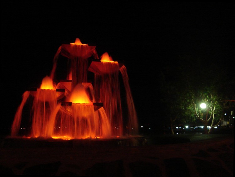 Wallpapers Constructions and architecture Fountains - Water Jets Fontaine flamboyante