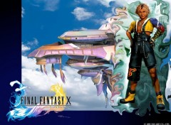 Wallpapers Video Games Tidus et le vaisseaux de Cid