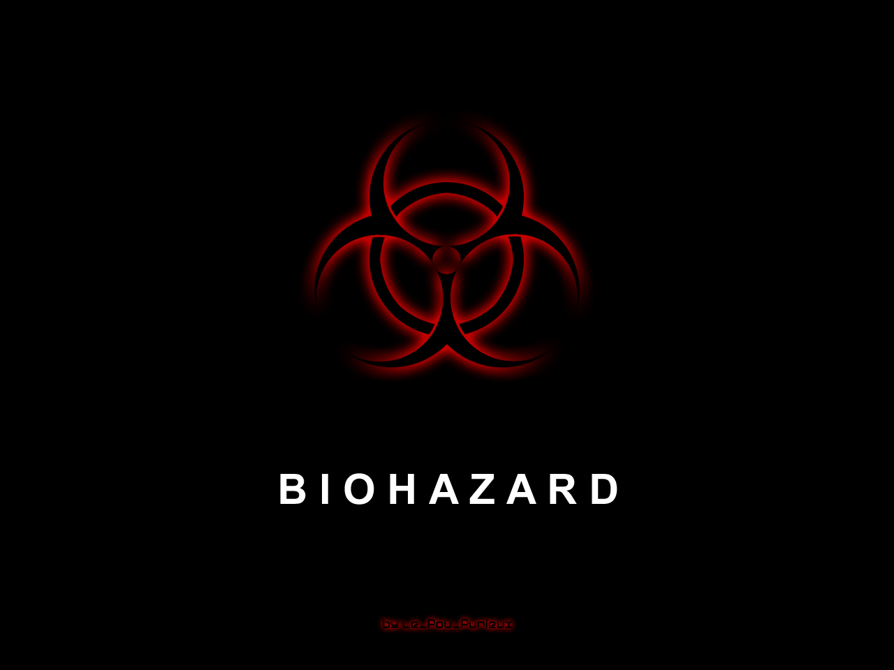 Fonds d'cran Art - Numrique Abstrait Biohazard 1.0