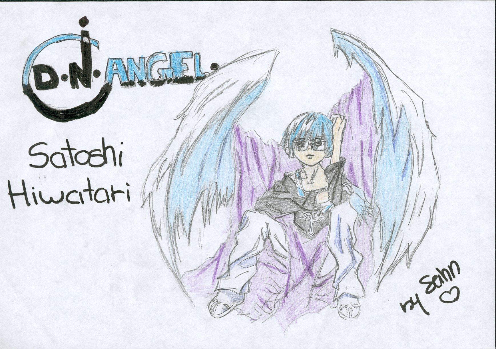 Fonds d'cran Art - Crayon Manga - D.N. Angel satoshi hiwatari