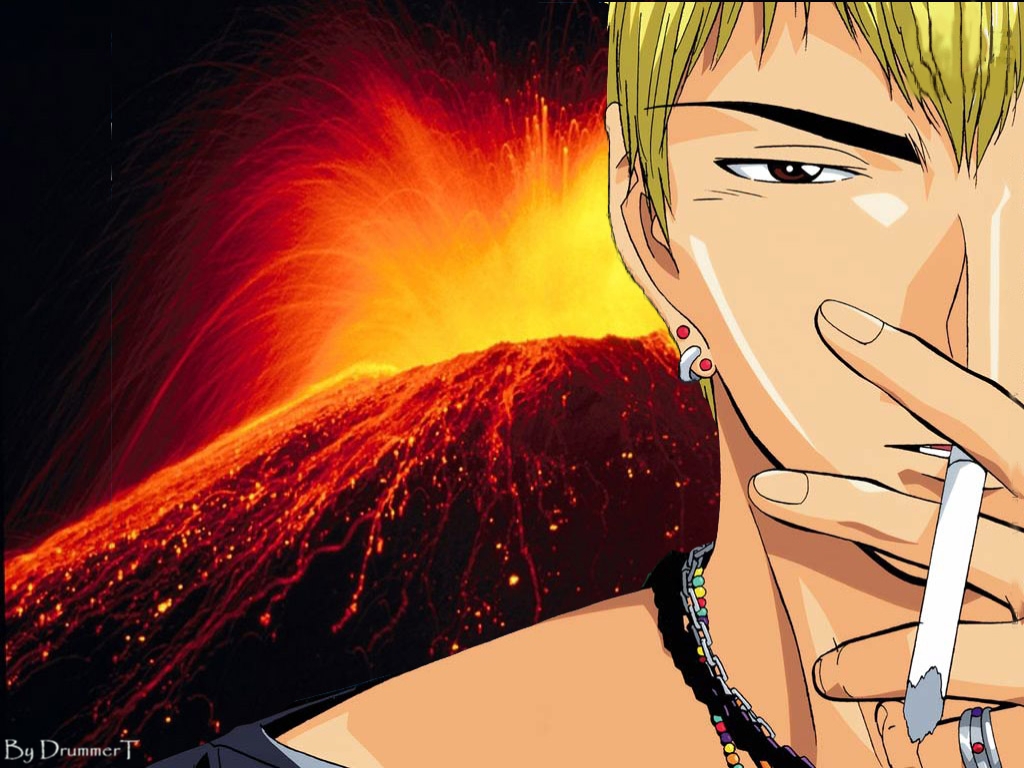 Fonds d'cran Manga Gto - Great Teacher Onizuka GTO Volcan