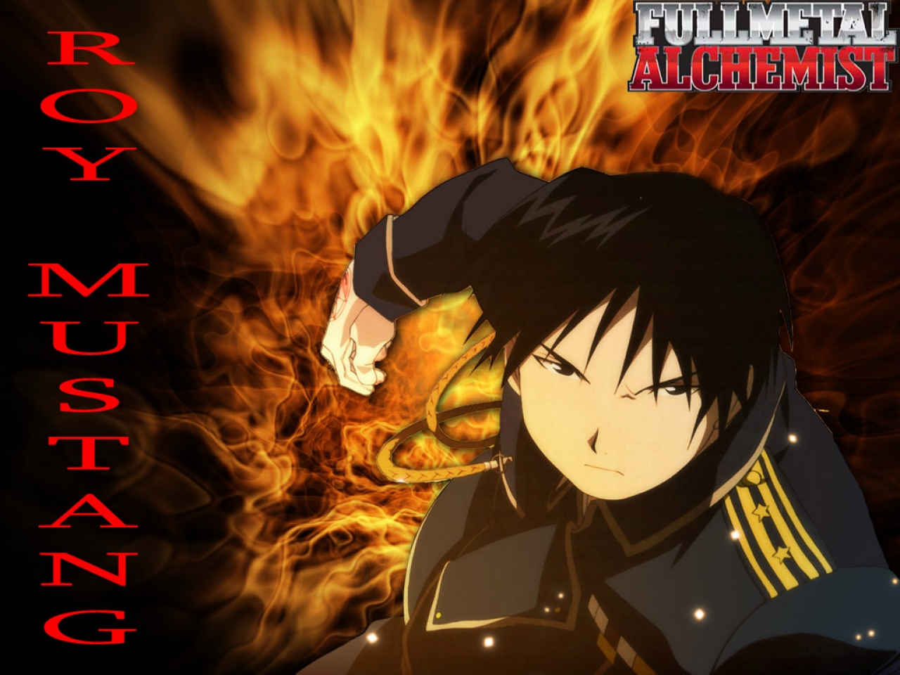 Fonds d'cran Manga Full Metal Alchemist Roy Mustang