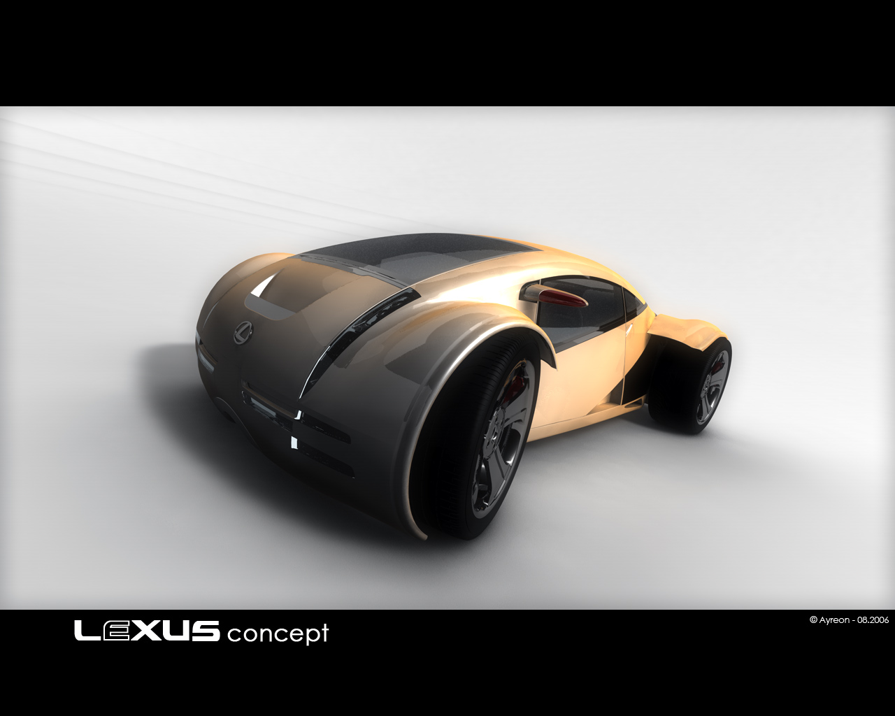 Fonds d'cran Art - Numrique 3D - Cinema 4D Lexus concept