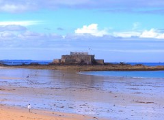 Fonds d'cran Voyages : Europe Plage de St Malo