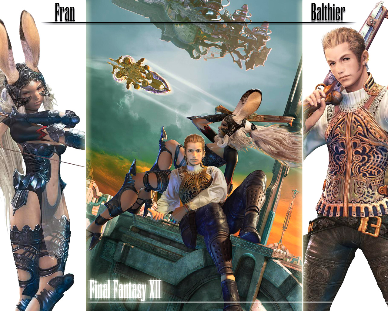 Fonds d'cran Jeux Vido Final Fantasy XII FFXII: Fran et Balthier