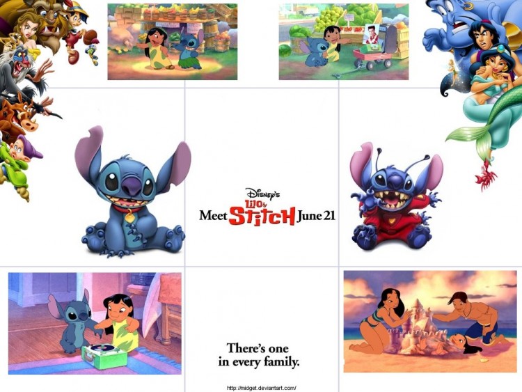 Wallpapers Cartoons Lilo & Stitch Lilo et Stitch