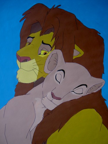 Wallpapers Art - Painting Cartoons Le Roi Lion