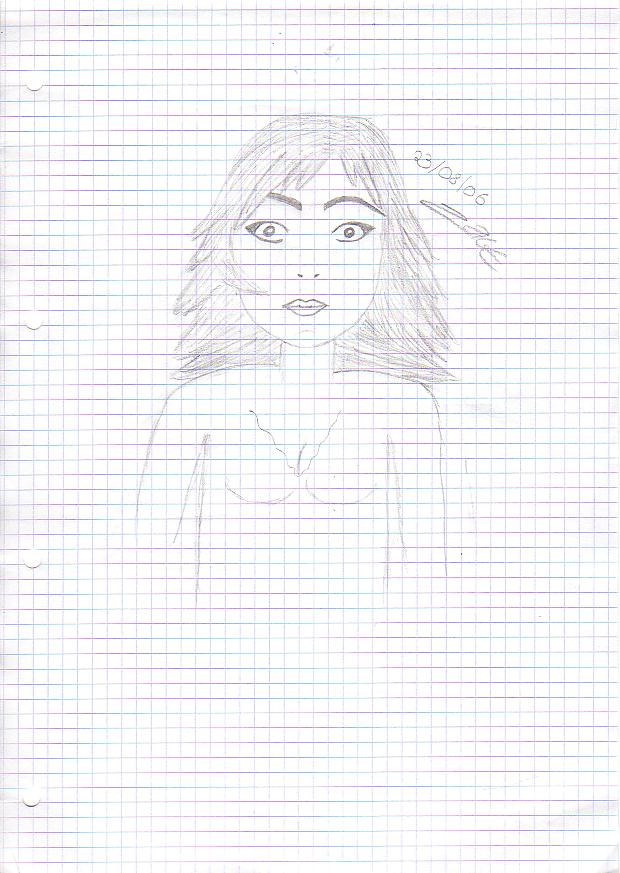 Fonds d'cran Art - Crayon Portraits Miss