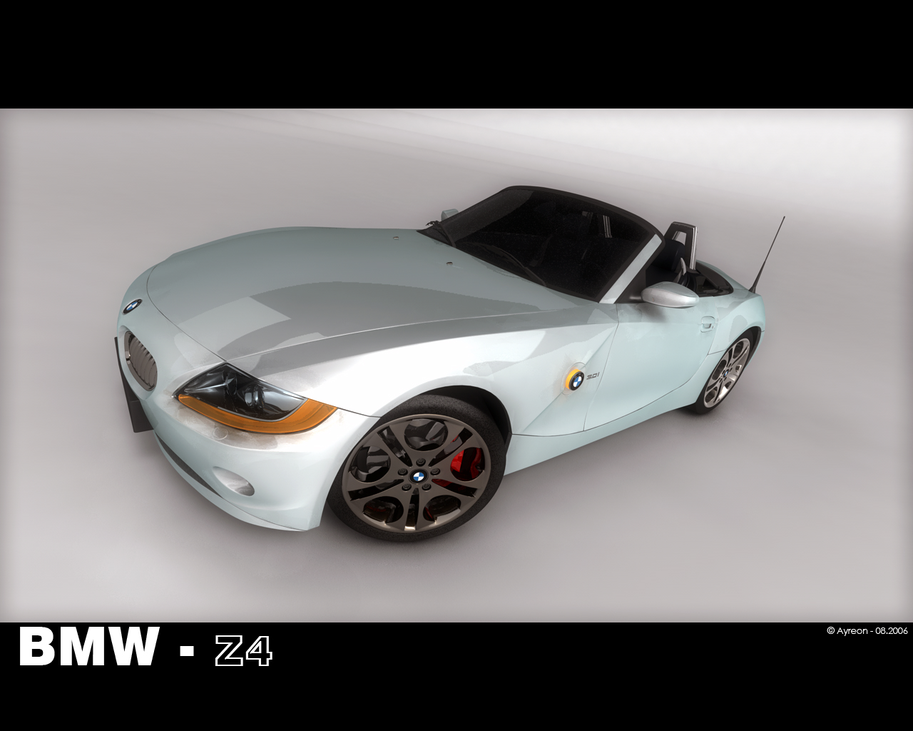 Fonds d'cran Art - Numrique 3D - Cinema 4D BMW - z4