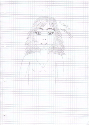 Fonds d'cran Art - Crayon Portraits Miss