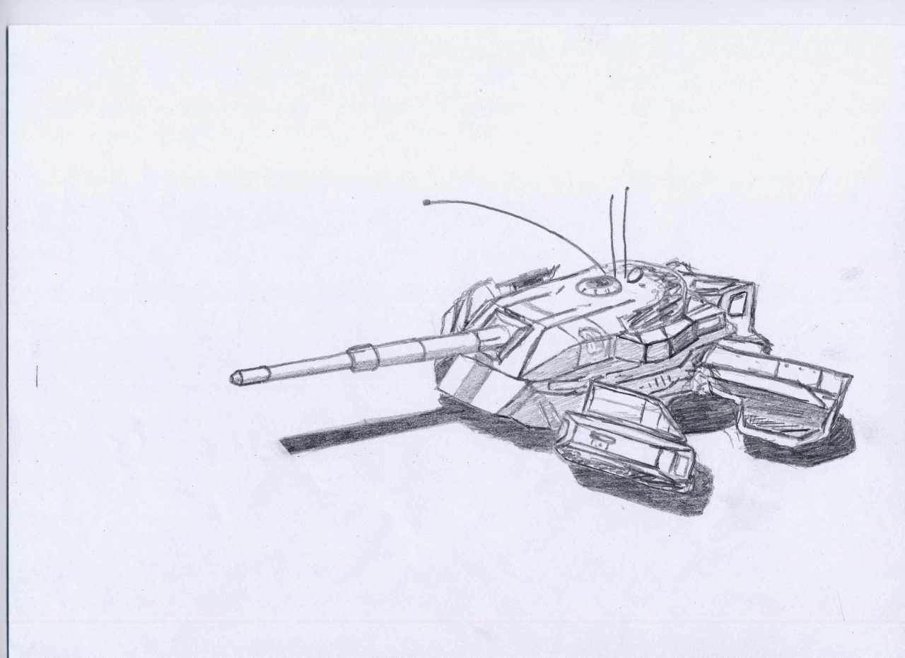 Wallpapers Art - Pencil Video games CnC Tank