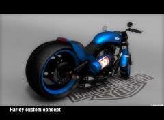 Fonds d'cran Art - Numrique Harley custom