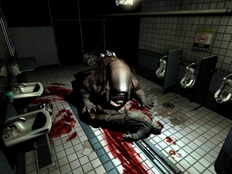 Fonds d'cran Jeux Vido Doom 3 Bon appetit