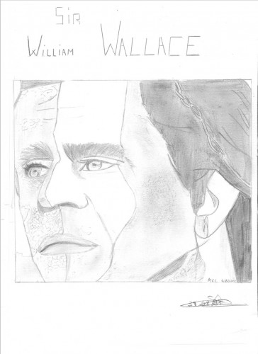 Fonds d'cran Art - Crayon Cinma - Sries TV WILLIAM WALLACE