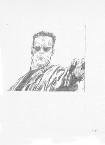 Fonds d'cran Art - Crayon Cinma - Sries TV TERMINATOR