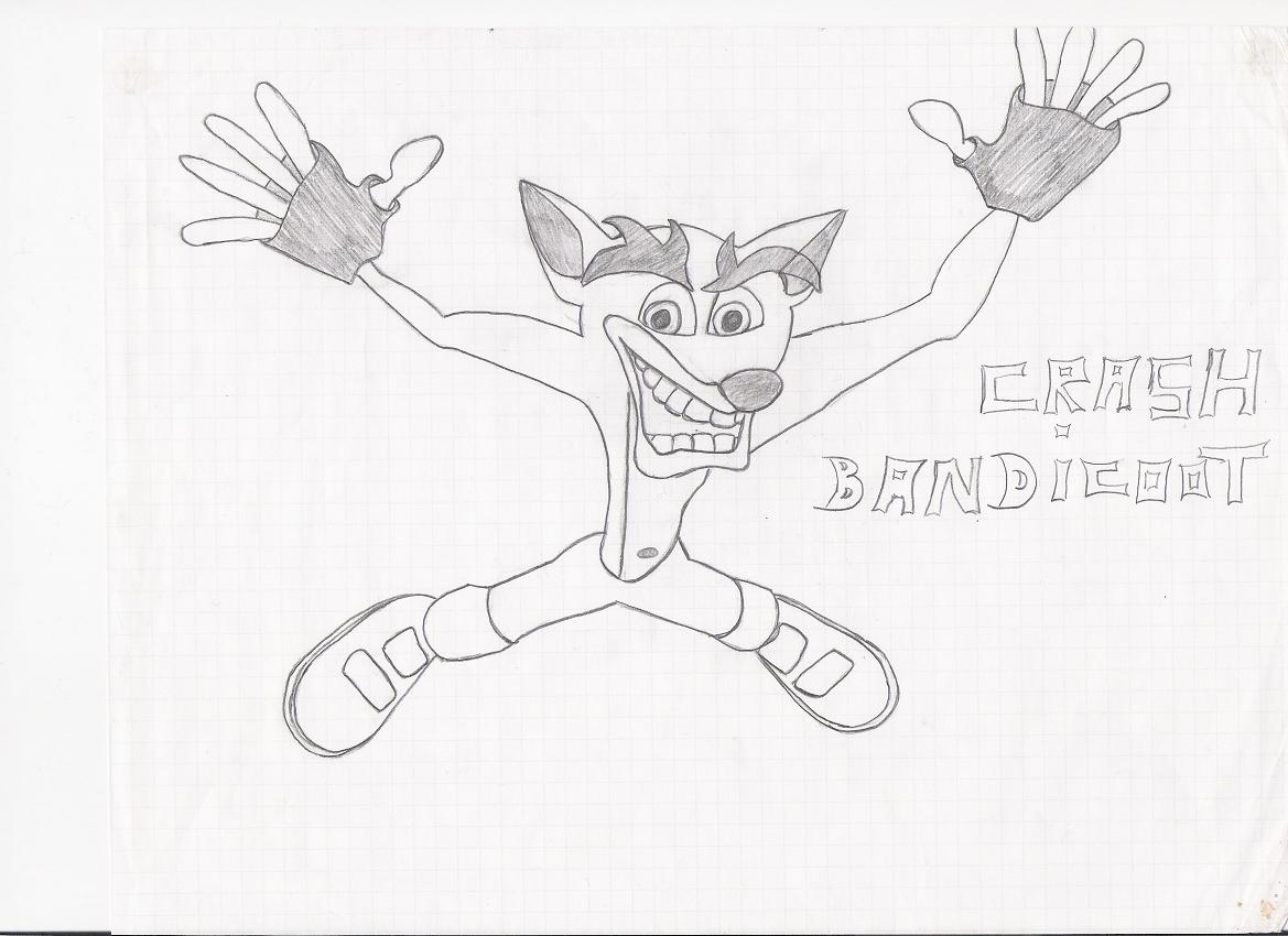 Fonds d'cran Art - Crayon Jeux Vido Crash Bandicoot