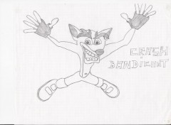 Wallpapers Art - Pencil Crash Bandicoot