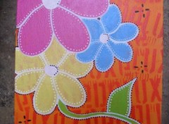 Fonds d'cran Art - Peinture flower part0