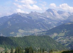 Fonds d'cran Nature la valle des Aravis