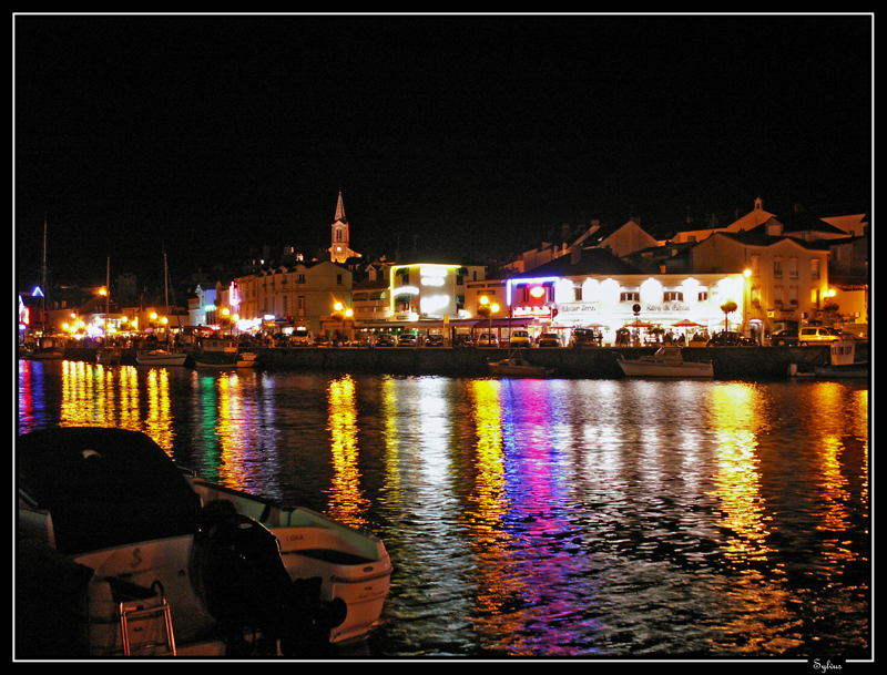 Wallpapers Nature Seas - Oceans - Beaches Pornic by Night