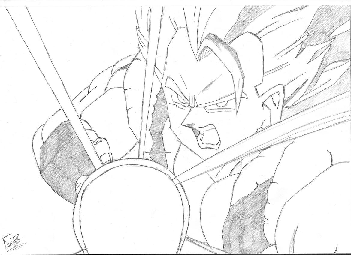 Fonds d'cran Art - Crayon Manga - Dragon Ball Z DBZ