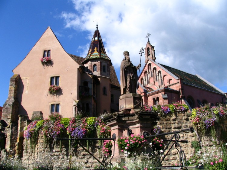 Wallpapers Constructions and architecture Religious Buildings ALSACE EGUISHEIM 68