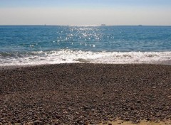 Fonds d'cran Nature plage de la cte d'azur